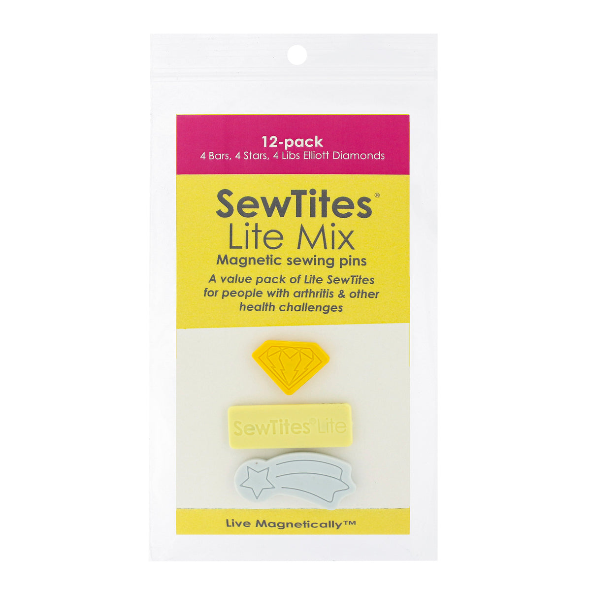 SewTites Wearable Magnetic Straight Pin & Snips Holder