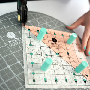 PRE-ORDER: Sew Magnetic 11" Rotating Self-Healing Cutting Mat by SewTites