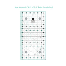 Cargar imagen en el visor de la galería, PRE-ORDER: Sew Magnetic 6.5&quot; x 12.5&quot; Ruler by SewTites